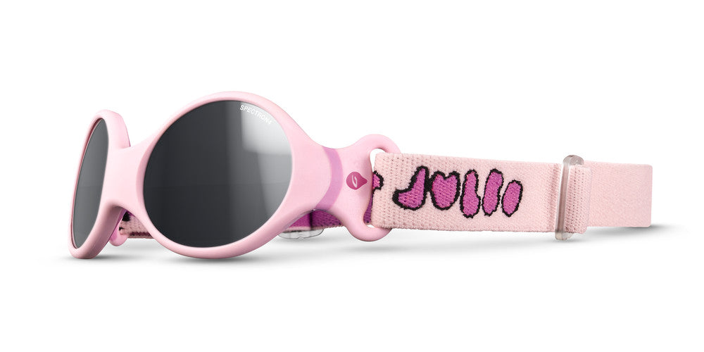 Julbo Loop S Kindersonnenbrille – Hellrosa / Rosa – Spectron 4 – Frontansicht
