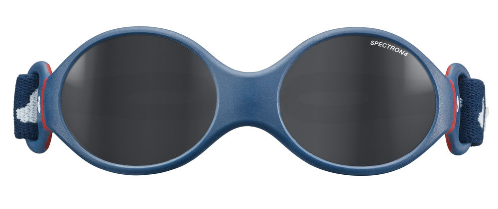 Julbo Loop S Kindersonnenbrille – Dunkelblau / Rot – Spectron 4 – Detailansicht