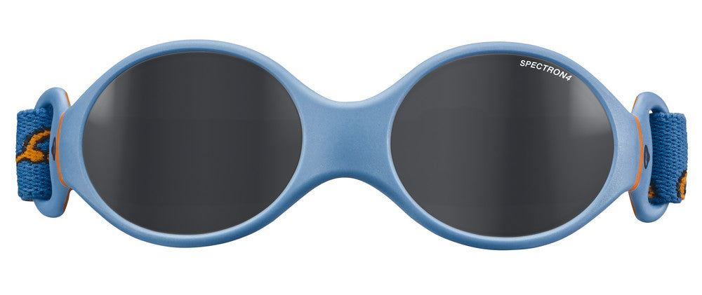Julbo Loop S Kindersonnenbrille – Blau / Orange – Spectron 4 – Detailansicht