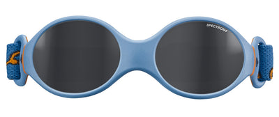 Julbo Loop S Kindersonnenbrille – Blau / Orange – Spectron 4 – Detailansicht