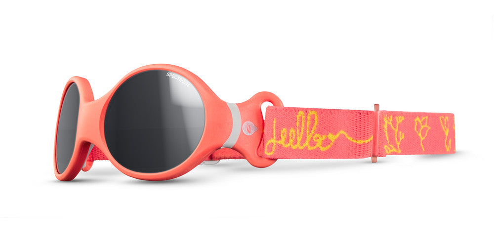 Julbo Loop S Kindersonnenbrille – Koralle / Hellgrau – Spectron 4 – Frontansicht