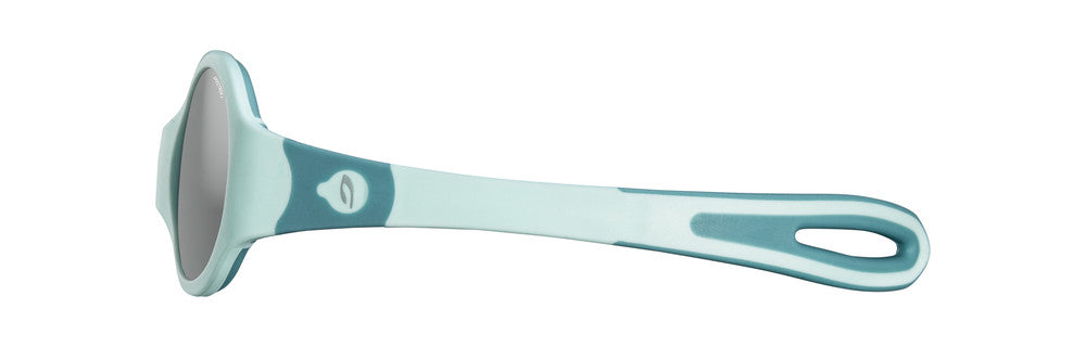 Julbo Loop M Kindersonnenbrille – Eisblau-Grün / Grün – Spectron 4 – Seitenansicht