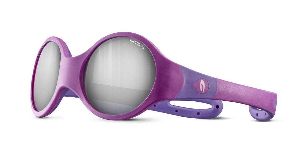 Julbo Loop M Kindersonnenbrille – Dunkelrosa / Violett – Spectron 4 – Frontansicht