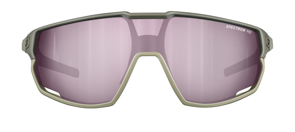 Julbo Rush Sportbrille – Dunkelbraun / Braun – Spectron HD 3 – Detailansicht