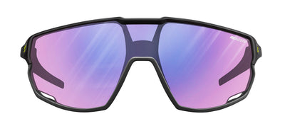 Julbo Rush Sportbrille – Schwarz / Schwarz – REACTIV 1-3 High Contrast – Detailansicht