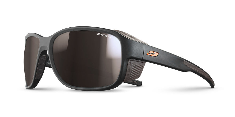 Julbo Montebianco 2 Sportbrille – Schwarz / Orange – Spectron 4 – Frontansicht