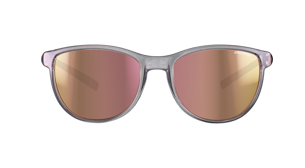 Julbo Idol Kinder-Sportbrille – Grau / Pastellrosa Matt – Spectron 3 – Detailansicht