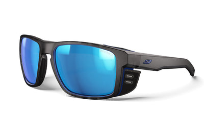 Julbo Shield M Sportbrille – Grau / Blau – Spectron 3 – Frontansicht