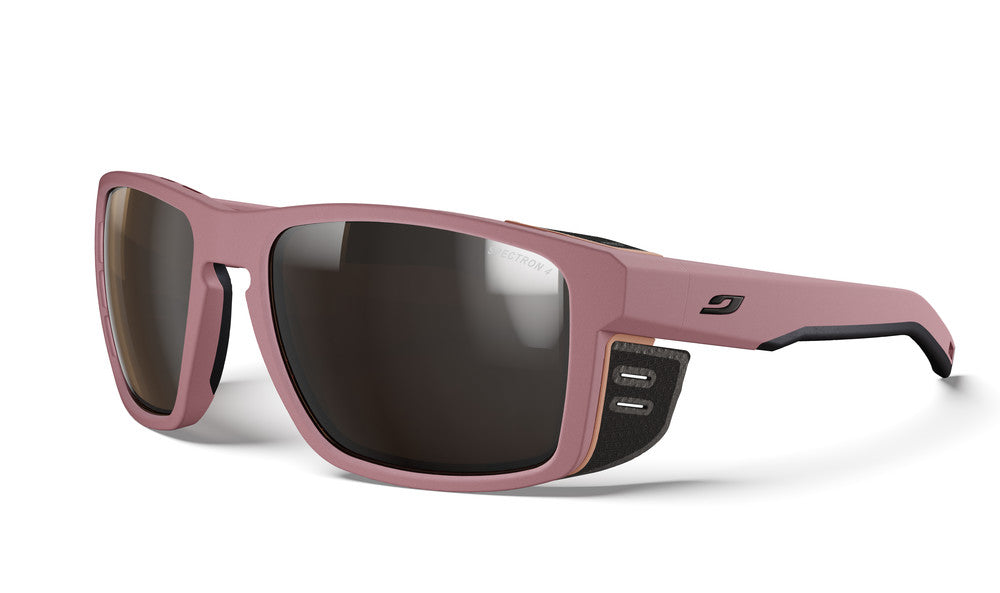 Julbo Shield M Sportbrille – Altrosa / Schwarz – Spectron 4 – Frontansicht
