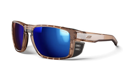 Julbo Shield M Sportbrille – Braun / Braun Matt – REACTIV 2-4 – Frontansicht