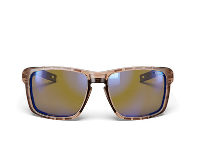 Julbo Shield M Sportbrille – Braun / Braun Matt – REACTIV 2-4 – Detailansicht
