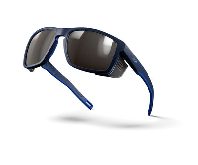 Julbo Shield M Sportbrille – Dunkelblau / Blau – Alti Arc 4 – Seitenansicht