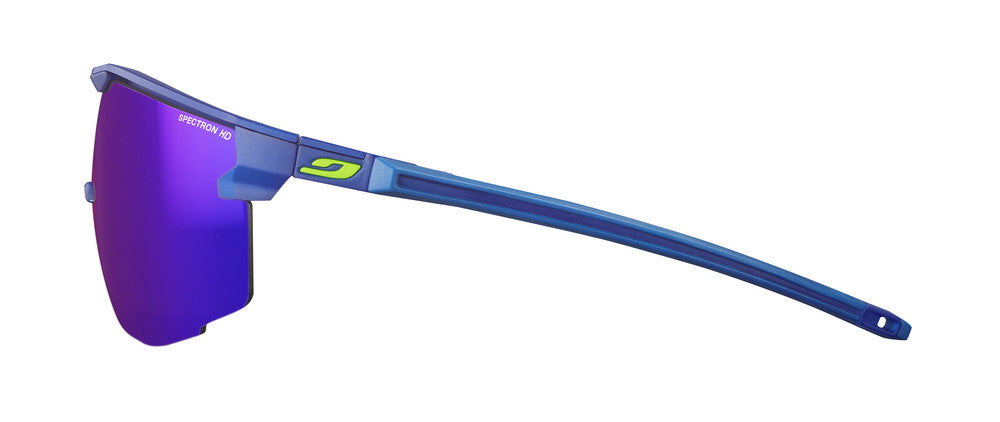 Julbo Ultimate Sportbrille – Violett / Blau – Spectron HD 3 – Seitenansicht