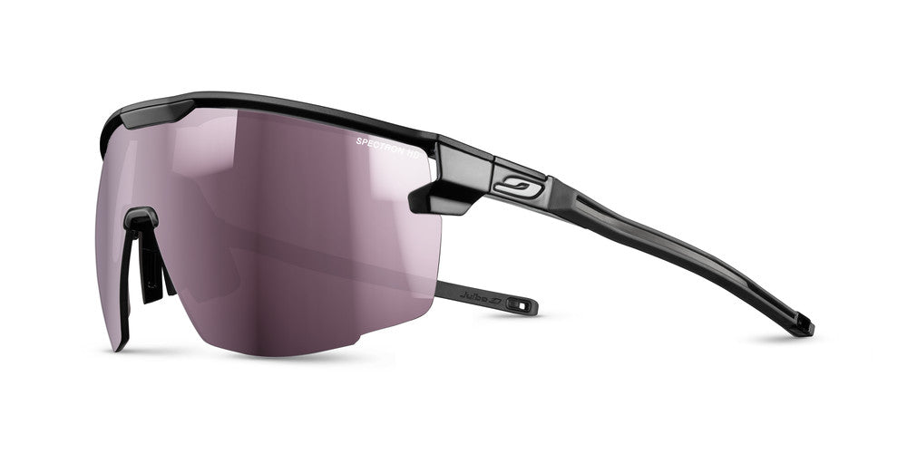 Julbo Ultimate Sportbrille – Schwarz / Silber – Spectron HD 3 – Frontansicht