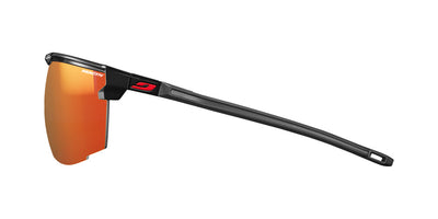 Julbo Ultimate Sportbrille – Schwarz / Rot – REACTIV 1-3 Light Amplifier – Detailansicht