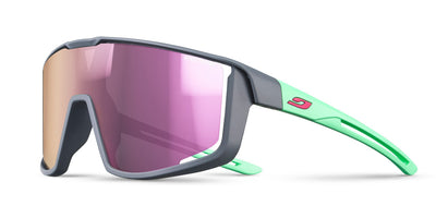 Julbo Fury Junior Kinder-Sportbrille – Grau / Mint – Spectron 3 – Frontansicht