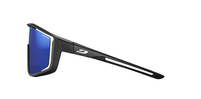 Julbo Fury Junior Kinder-Sportbrille – Schwarz – Spectron 3 (Flash Blau) – Seitenansicht
