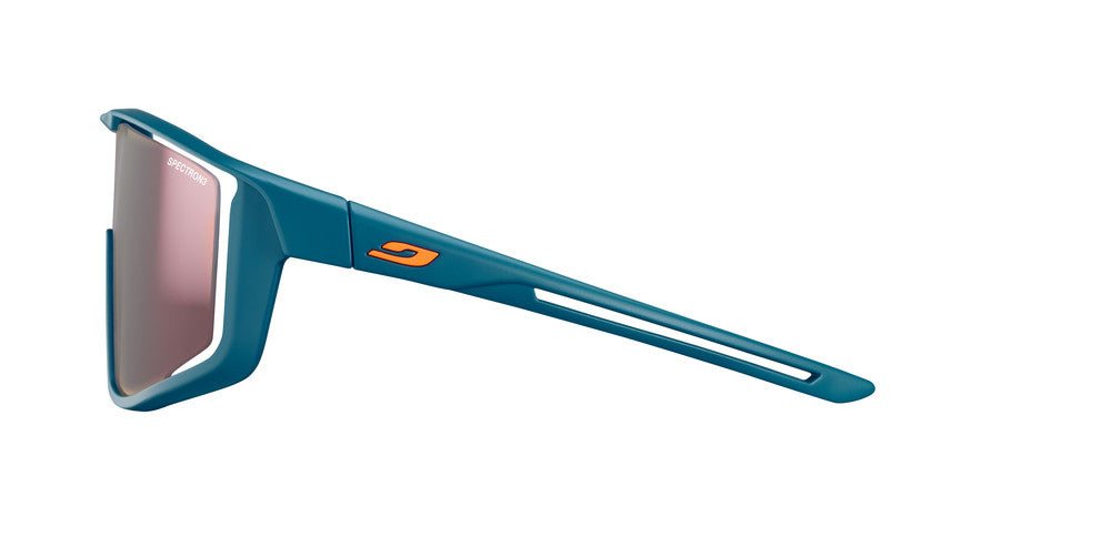 Julbo Fury Junior Kinder-Sportbrille – Entenblau Matt – Spectron 3 – Seitenansicht
