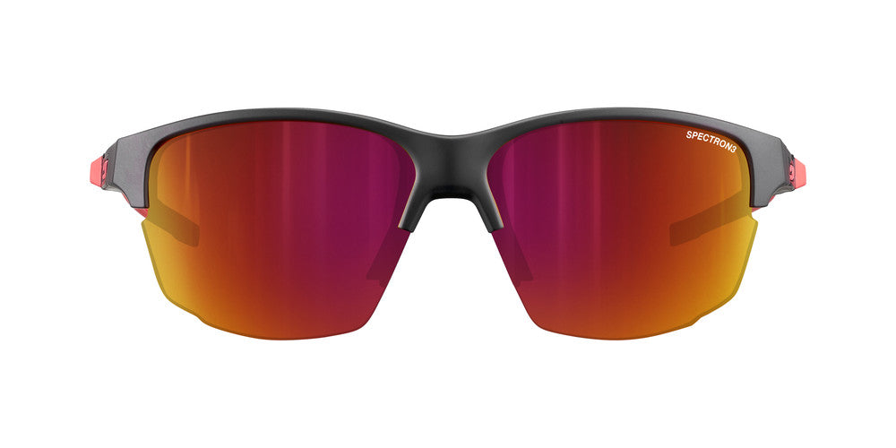 Julbo Split Sportbrille – Schwarz / Rot – Spectron 3 – Detailansicht