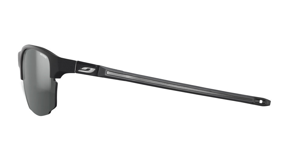 Julbo Split Sportbrille – Schwarz / Silber – Spectron 3 – Seitenansicht