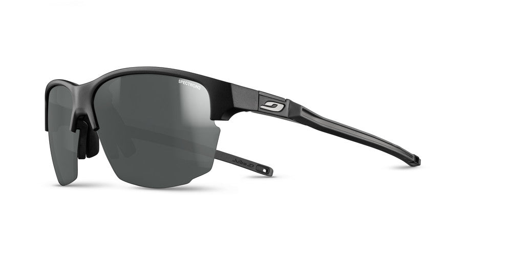 Julbo Split Sportbrille – Schwarz / Silber – Spectron 3 – Frontansicht