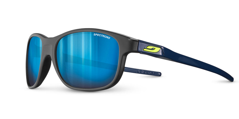 Julbo Arcade Kindersonnenbrille – Schwarz / Dunkelblau Glänzend – Spectron 3 – Frontansicht