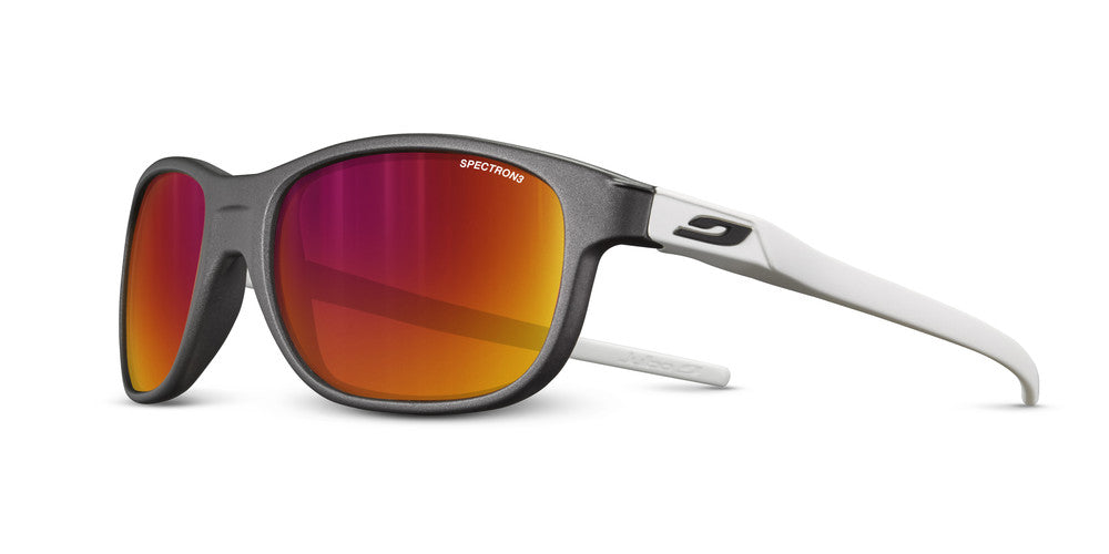 Julbo Arcade Kindersonnenbrille – Grau / Weiß – Spectron 3 – Frontansicht
