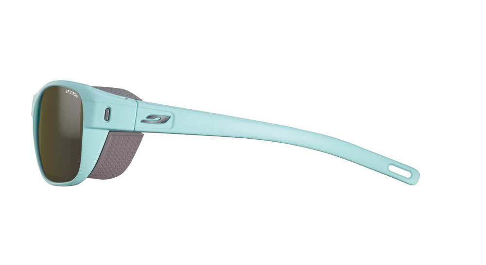 Julbo Camino M Sportbrille – Hellblau Glacier – Spectron 4 – Seitenansicht