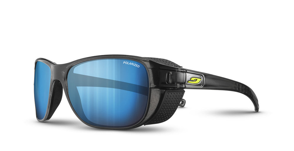 Julbo Camino M Ocean Master Sportbrille – Schwarz / Gelb – Spectron HD 4 Polarized – Frontansicht