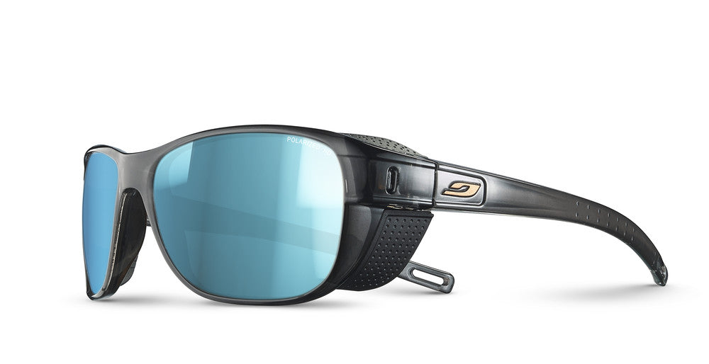 Julbo Camino M Sportbrille – Schwarz / Grau – Spectron HD 3 Polarized – Frontansicht