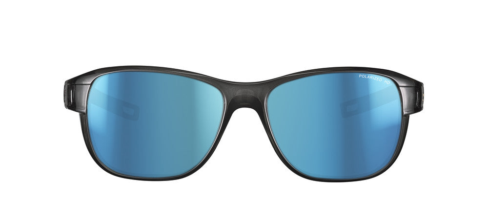 Julbo Camino M Sportbrille – Schwarz / Grau – Spectron HD 3 Polarized – Seitenansicht