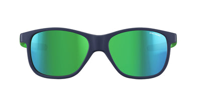 Julbo Turn 2 Kindersonnenbrille – Dunkelblau / Grün – Spectron 3 – Detailansicht