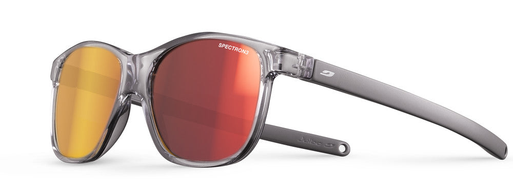 Julbo Turn 2 Kindersonnenbrille – Grau / Grau Matt – Spectron 3 – Frontansicht