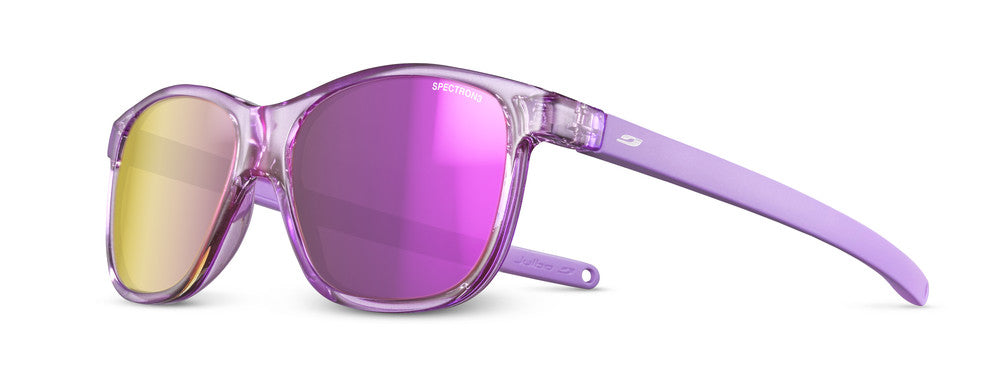 Julbo Turn 2 Kindersonnenbrille – Violett / Violett Matt – Spectron 3 – Frontansicht