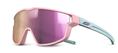 Julbo Fury Mini Kinder-Sportbrille – Pastellrosa / Pastellblau – Spectron 3 – Frontansicht
