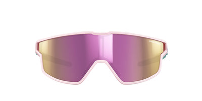 Julbo Fury Mini Kinder-Sportbrille – Pastellrosa / Pastellblau – Spectron 3 – Detailansicht