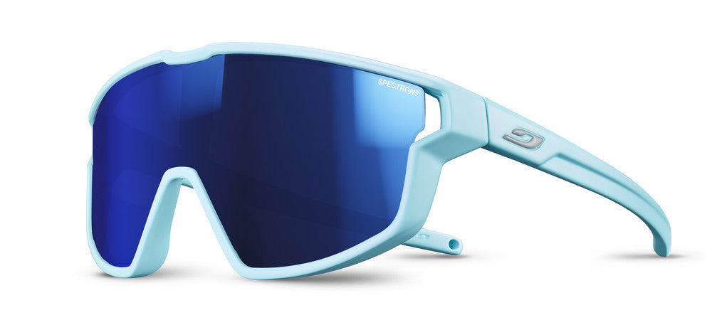 Julbo Fury Mini Kinder-Sportbrille – Pastellblau – Spectron 3 – Frontansicht
