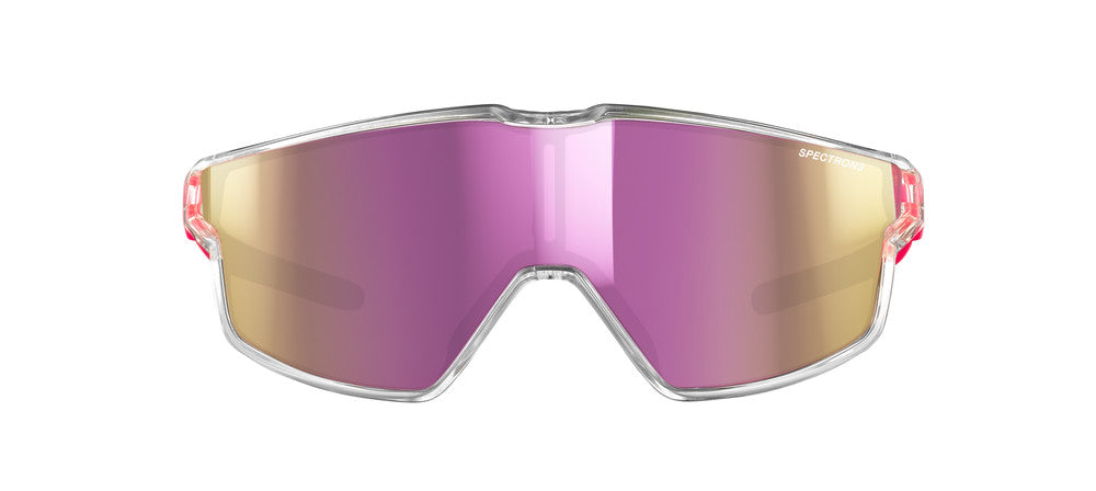Julbo Fury Mini Kinder-Sportbrille – Kristall / Neonpink – Spectron 3 – Detailansicht