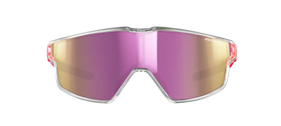 Julbo Fury Mini Kinder-Sportbrille – Kristall / Neonpink – Spectron 3 – Detailansicht