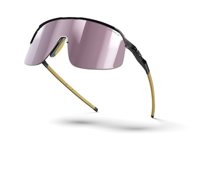 Julbo Density Sportbrille – Schwarz / Hellbraun – Spectron HD 3 – Detailansicht