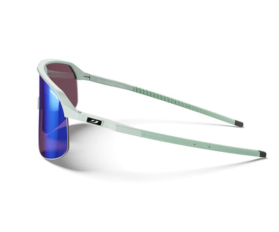 Julbo Density Sportbrille – Hellgrün / Grün – REACTIV 1-3 High Contrast – Seitenansicht