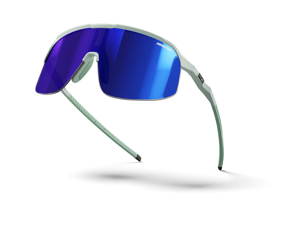 Julbo Density Sportbrille – Hellgrün / Grün – REACTIV 1-3 High Contrast – Detailansicht