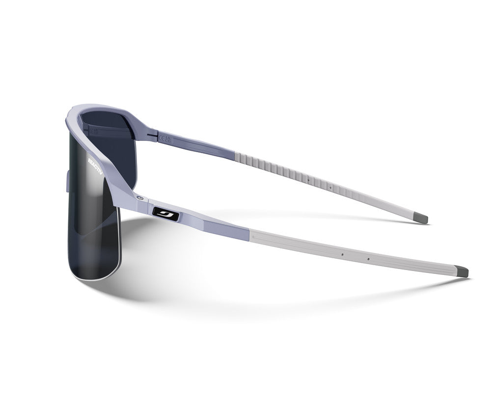 Julbo Density Sportbrille – Violett / Hellgrau – REACTIV 0-3 – Seitenansicht