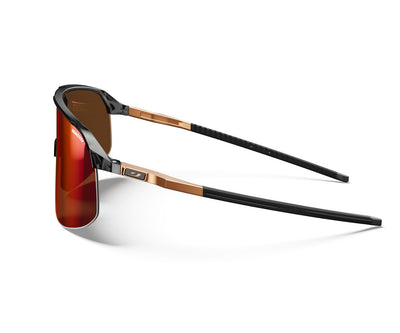 Julbo Density Sportbrille – Schwarz / Kupfer – REACTIV 0-3 High Contrast – Detailansicht
