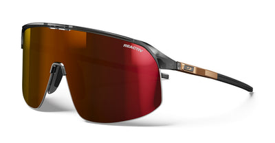 Julbo Density Sportbrille – Schwarz / Kupfer – REACTIV 0-3 High Contrast – Frontansicht