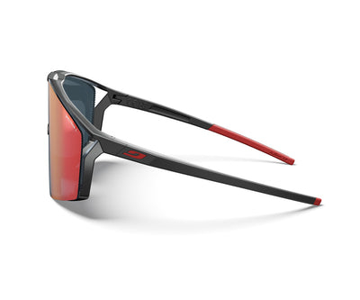 Julbo Edge Sportbrille – Schwarz / Rot – Spectron 3 – Detailansicht