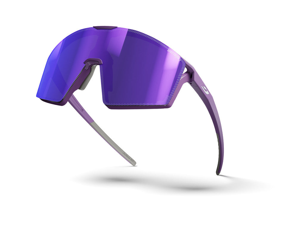 Julbo Edge Sportbrille – Violett / Hellgrau – Spectron 3 – Seitenansicht