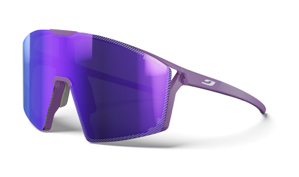 Julbo Edge Sportbrille – Violett / Hellgrau – Spectron 3 – Frontansicht
