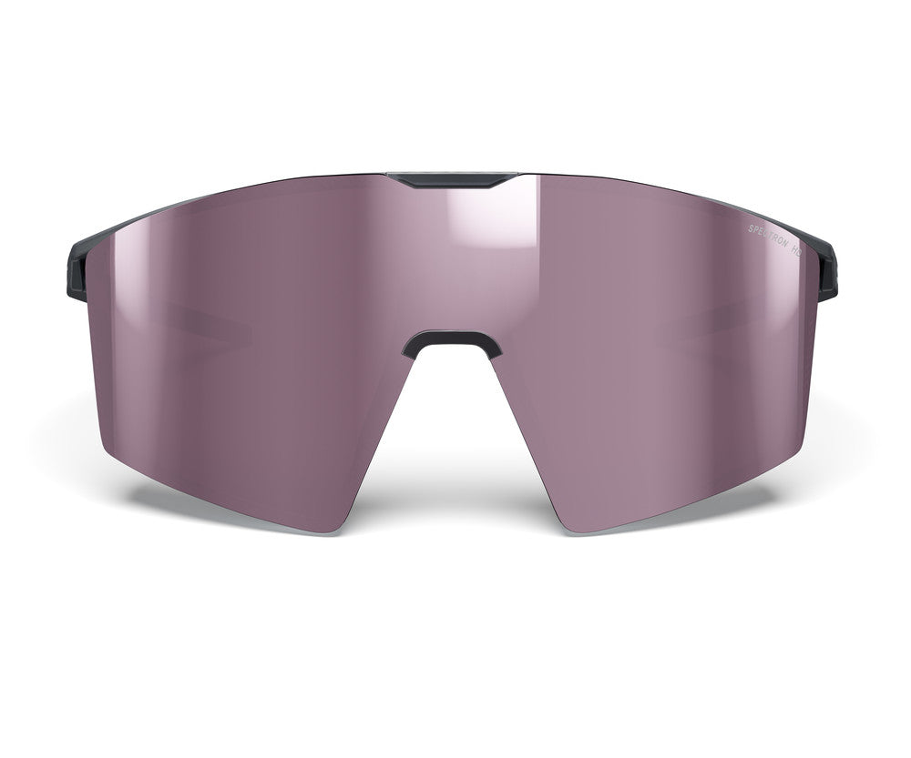 Julbo Edge Sportbrille – Dunkelgrau / Chromgrau – Spectron HD 3 – Seitenansicht