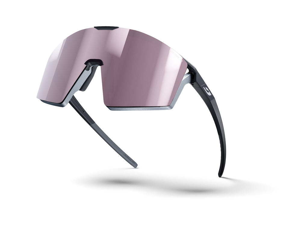 Julbo Edge Sportbrille – Dunkelgrau / Chromgrau – Spectron HD 3 – Detailansicht